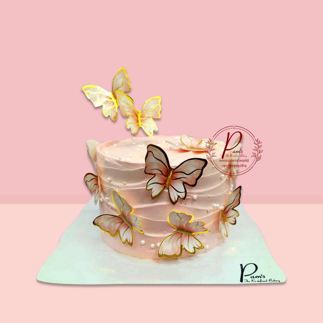 Butterfly Theme Cake